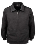 AKWA Men's Tiger Stripe Soft Shell Fleece 1/4 Zip Jacket