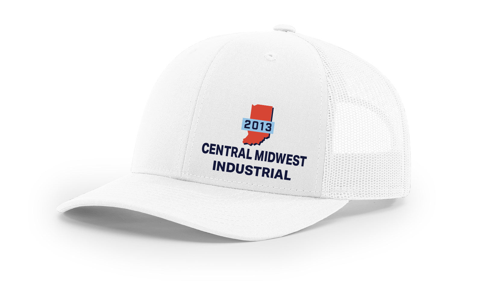 Trucker Meshback Snapback - White
