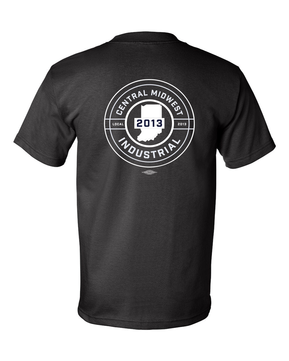 Bayside Unisex USA-Made Midweight T-Shirt - Black