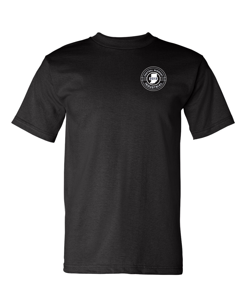 Bayside Unisex USA-Made Midweight T-Shirt - Black