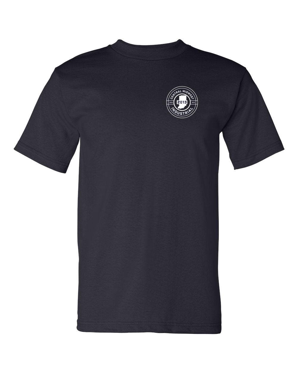 Bayside Unisex USA-Made Midweight T-Shirt - Navy